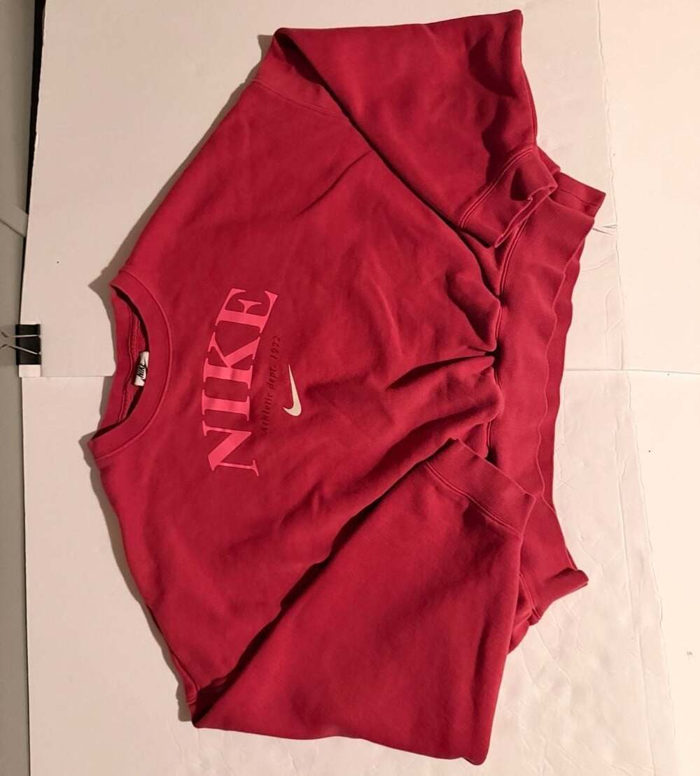Nike Athletic Dept 1972 Pink Crewneck Sweatshirt